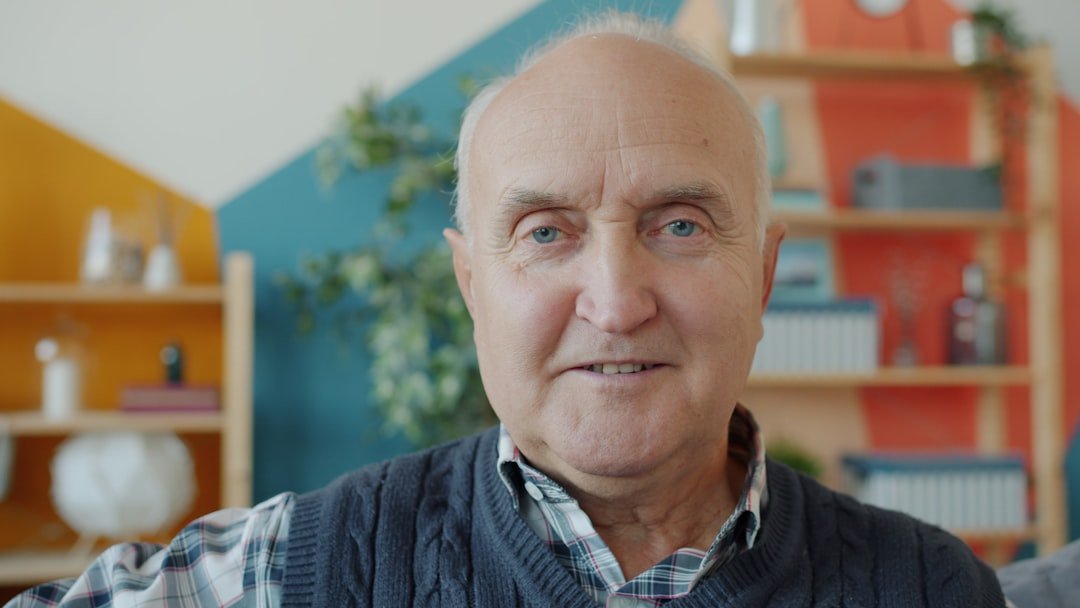Senior at home supported by respite care services